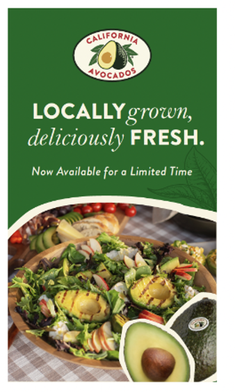 CA Avocado Locally Grown Banner Ad