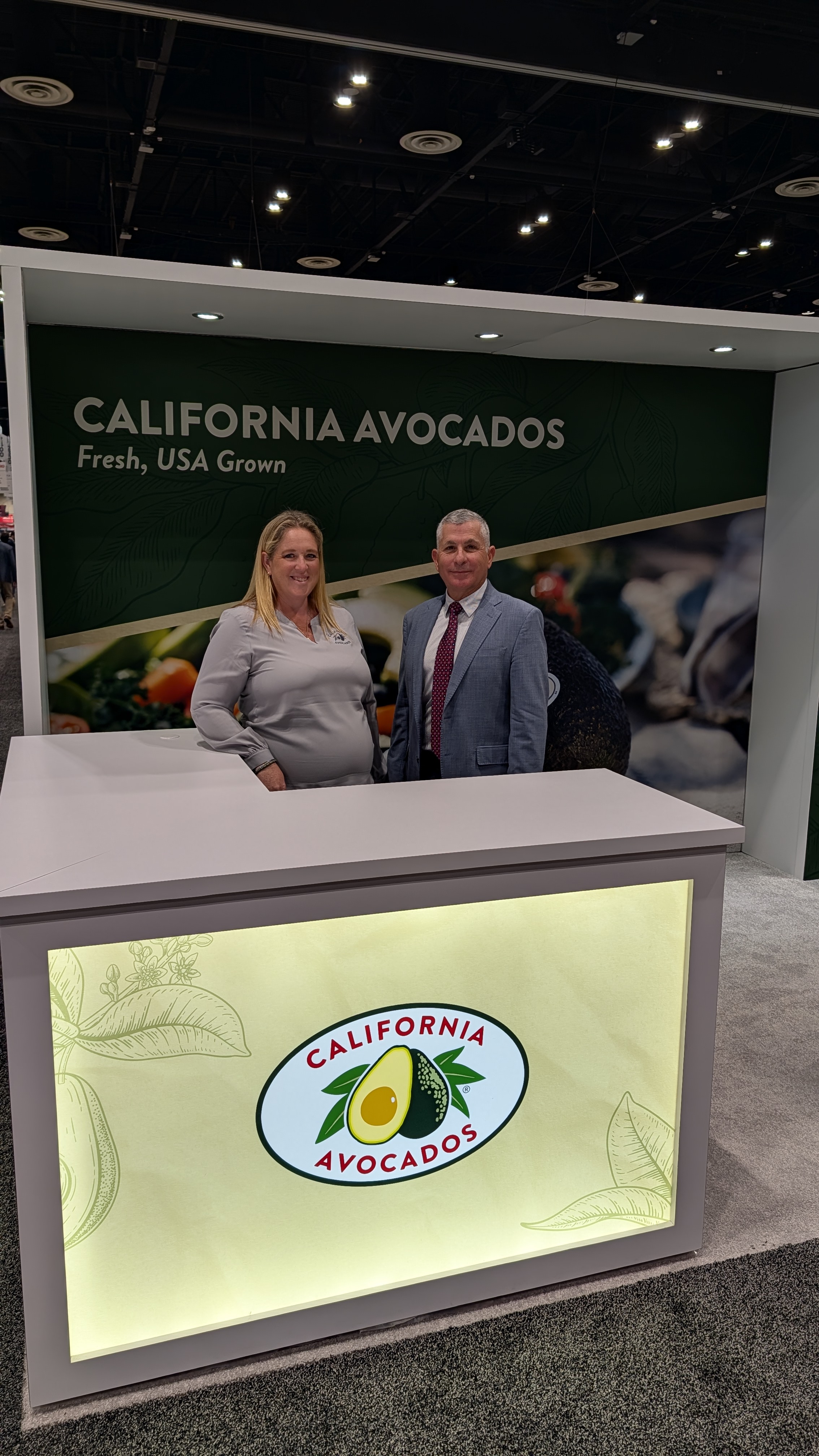 CAC Chair Rachael Laenen and CAC President Ken Melban at the 2026 Global Fresh Produce Show