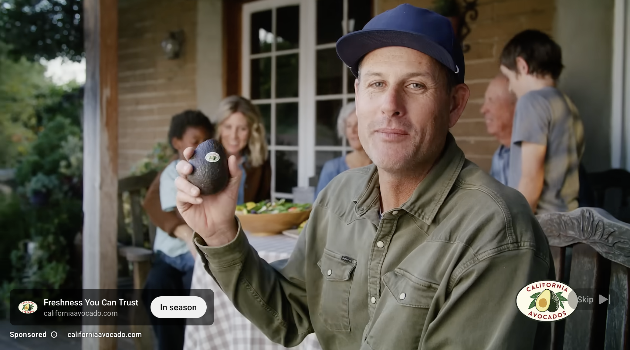 CA avocado Voice of the Grower video campaign