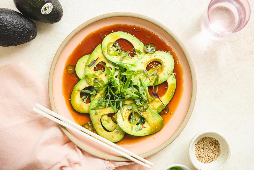 Veggie Kins’ Vegan Sashimi with California avocados showcased CAC’s “fresh and ripe” March theme.