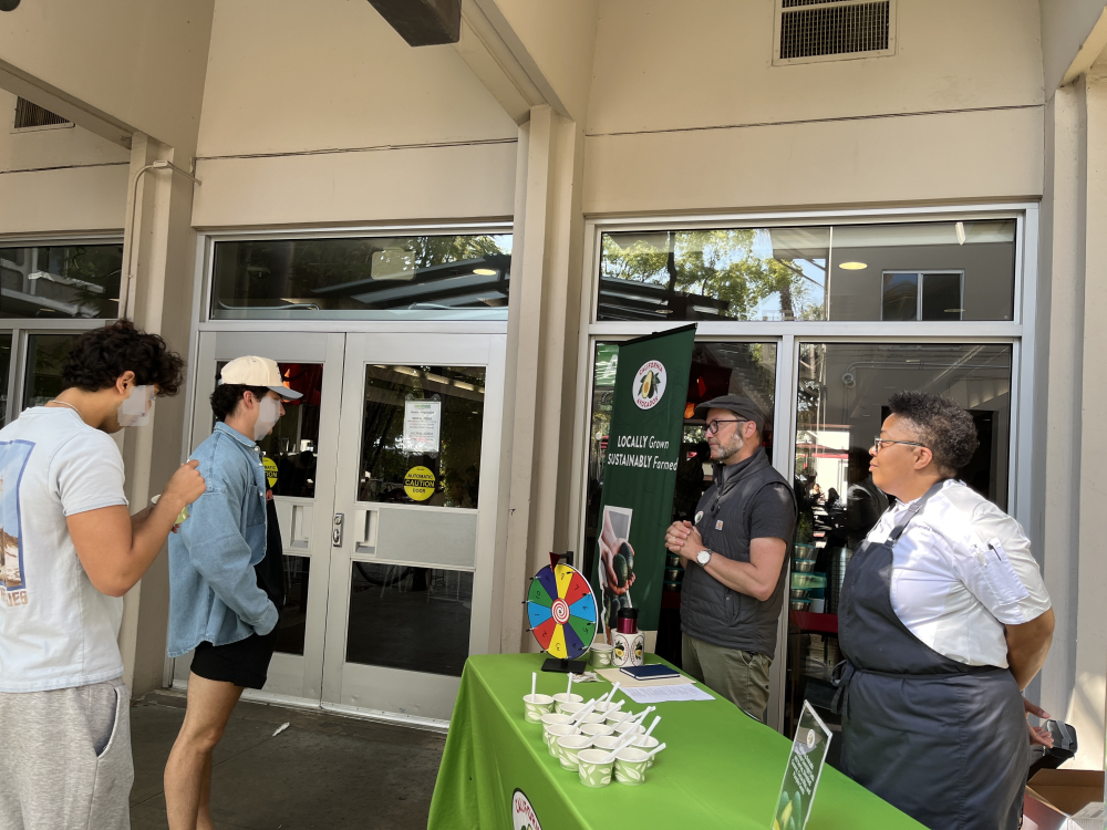 USC Students stopped by the California Avocado Commission’s table to learn more about sustainably grown California avocados 