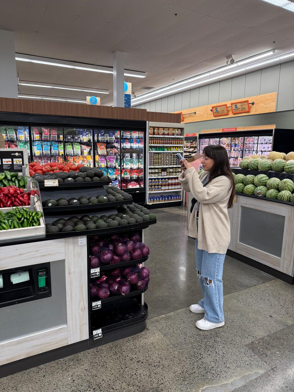 At the Pavilions location in La Jolla, a local influencer captured photos and videos to share as part of a “Come Shop with Me” experience.