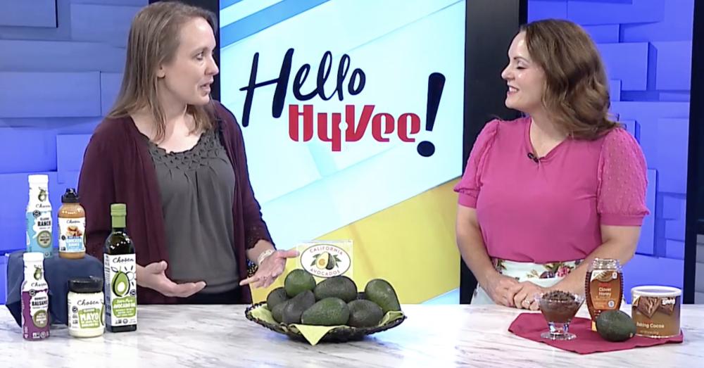 Hy-Vee Dietitian Jennifer Blaser, RD, spoke about California avocado growers sustainable growing practices.
