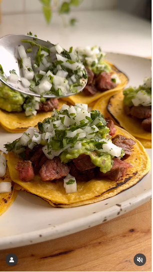 These on-trend Carne Asada Tacos Made with California Avocados were created by Jen Mobley and received more than 1,700 likes and 156 shares. 