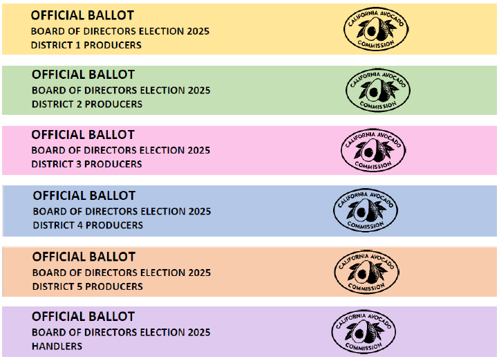 New CAC election ballots