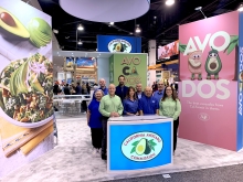 The Commission booth team for the Global Produce and Floral Show.