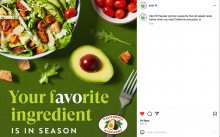 Mixt announced the start of their promotional period with a season-opener post showcasing the fruit and the California Avocados brand logo.