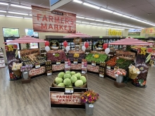 This Save Mart Farmers Market display greeted customers as they entered the store throughout the month of June.