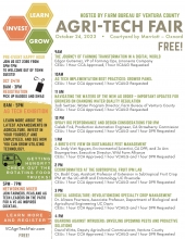 The Agri-Tech Fair will take place October 24. 