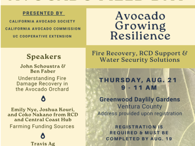 CAS Field Day Avocado Growing Resilience