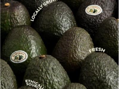 Shoppable Instacart Meta ad for California avocados with a “Shop Now” call to action.