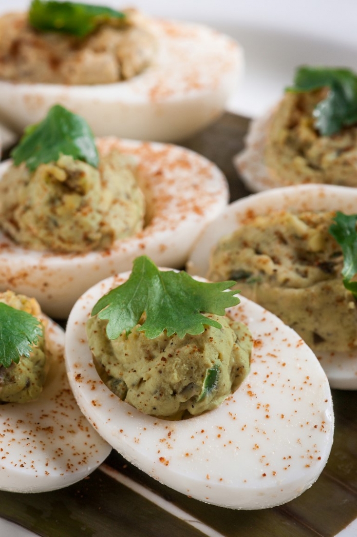 The Commission’s deviled eggs recipe featuring California avocados is a new take on an old Easter and picnic favorite.