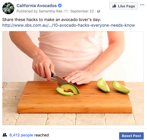 The Commission shared an “avocado hacks” article that provided advice concerning how to ripen, slice and preserve an avocado.
