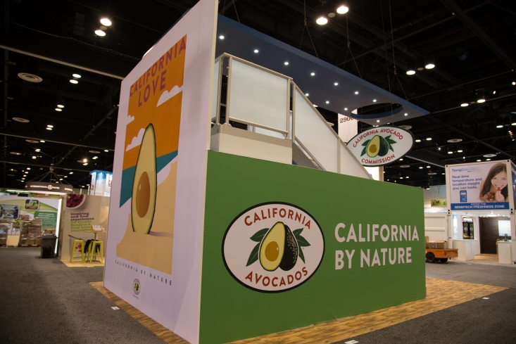 Signage on the CAC booth draws attention on the show floor and serves as photo backdrops (2016 booth photo). 