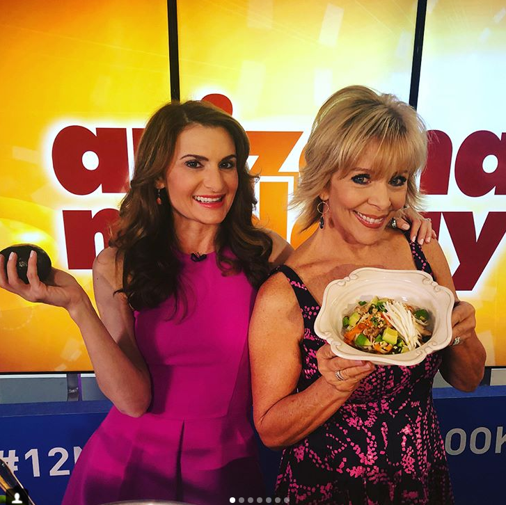 RDN Michelle Dudash shared her California Avocado Pad Thai Chicken and Carrots recipe with 100,000 television viewers.