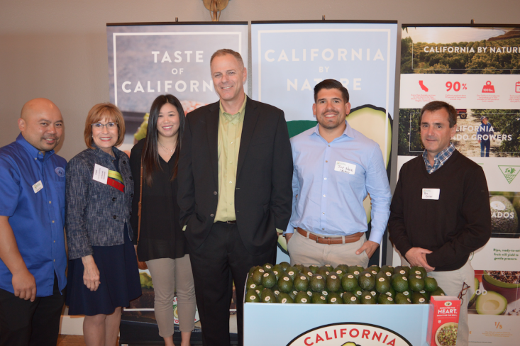 Commission staff with representatives from Grocery Outlet and Calavo.