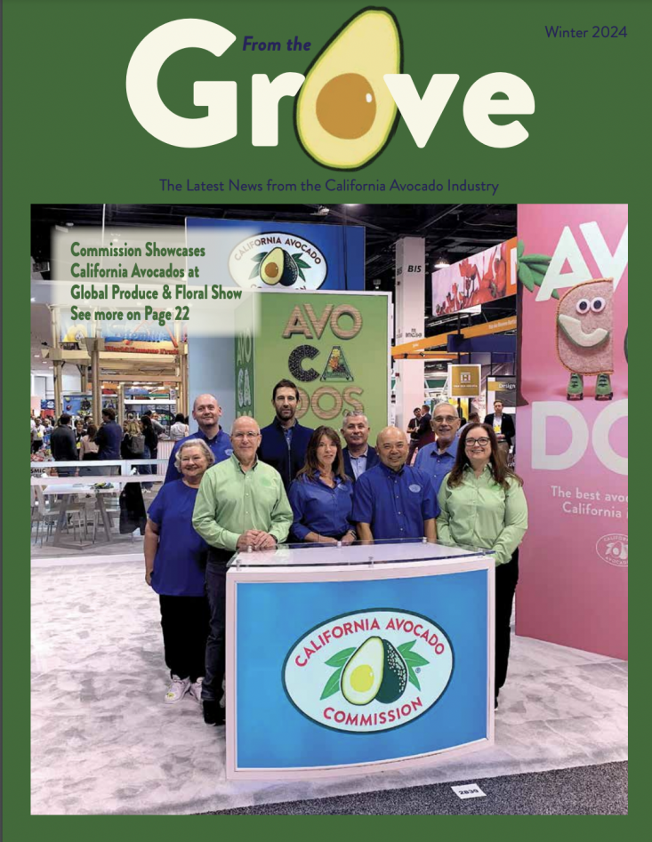The latest issue of the California Avocado Commission’s quarterly publication, From the Grove, is now available online.