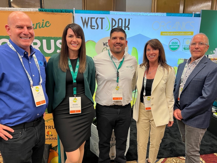 The California Avocado Commission showcased organic growers’ sustainable farming practices, the quality of the organic fruit and the availability of promotional materials at the Organic Produce Summit.